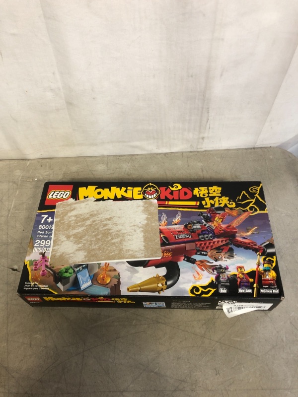 Photo 2 of LEGO Monkie Kid Red Son’s Inferno Jet 80019 Building Kit (299 Pieces)
