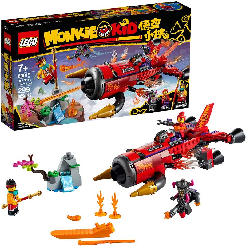 Photo 1 of LEGO Monkie Kid Red Son’s Inferno Jet 80019 Building Kit (299 Pieces)
