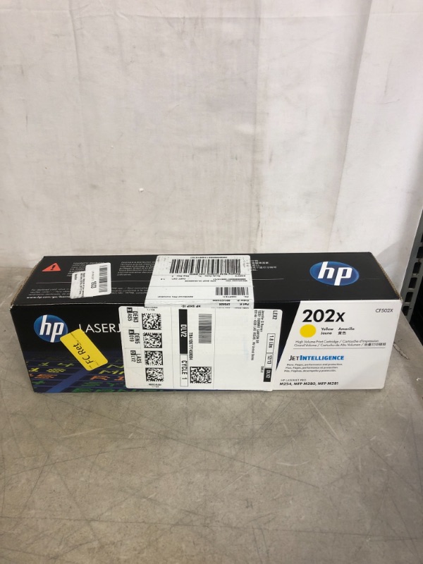 Photo 2 of HP - 202X High-Yield Toner Cartridge - Yellow
