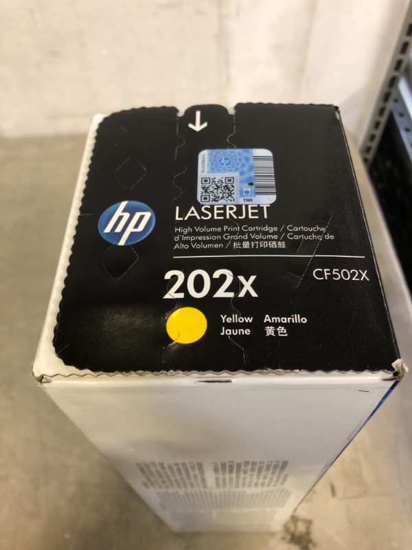 Photo 4 of HP - 202X High-Yield Toner Cartridge - Yellow
