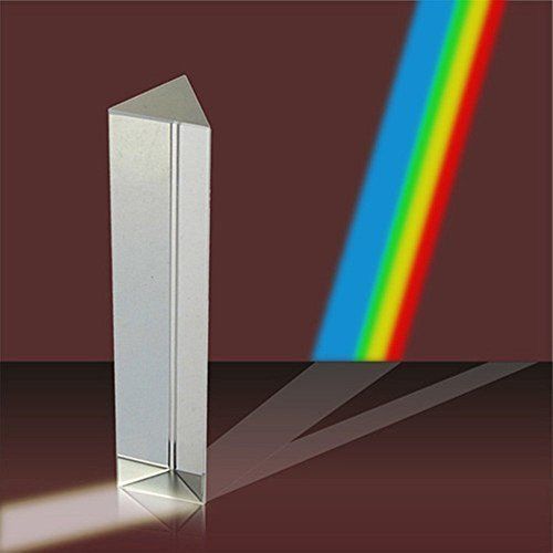 Photo 2 of Amlong Crystal 6 inch Optical Glass Triangular Prism for Teaching Light Spectrum Physics and Photo Photography Prism, 150mm
