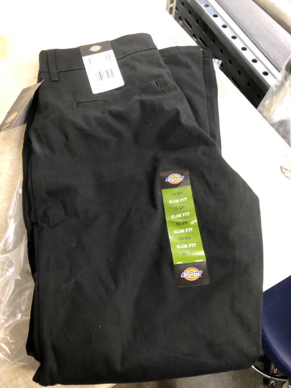 Photo 1 of Dickies Women's Flat Front Stretch Twill Pant Slim Fit Bootcut
SIZE 10 SH