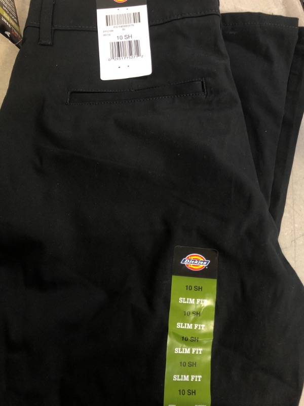 Photo 3 of Dickies Women's Flat Front Stretch Twill Pant Slim Fit Bootcut
SIZE 10 SH