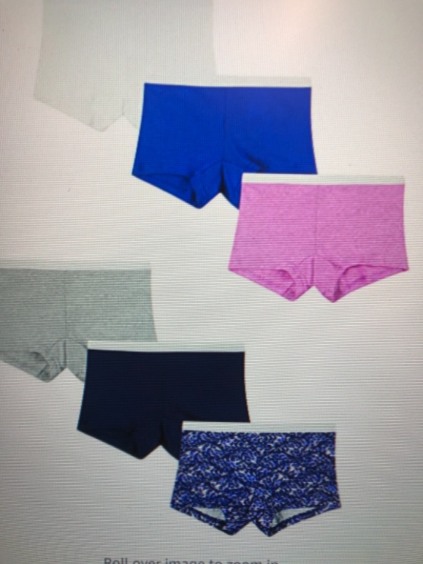 Photo 1 of Hanes Women's Sporty Cotton Assorted Boyshort Underwear
SIZE 6