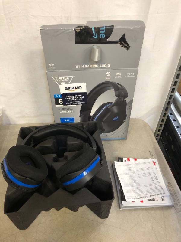 Photo 2 of Turtle Beach Stealth 600 Gen 2 Wireless Gaming Headset for PS5, PS4, PS4 Pro, PlayStation, & Nintendo Switch with 50mm Speakers, 15-Hour Battery life, Flip-to-Mute Mic, and Spatial Audio - Black
