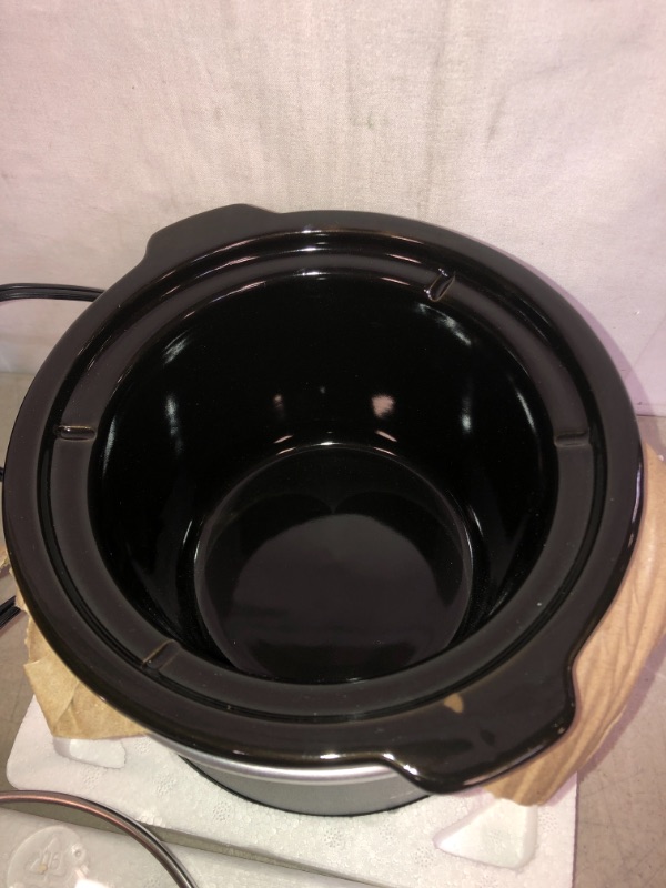 Photo 3 of Crock-Pot SCR151 1-1/2-Quart Round Manual Slow Cooker, Black
