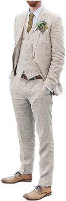 Photo 1 of Men Suits Linen Beach Wedding Suits 3 Piece Groomsmen Attire Linen Blazer Vest Pant Prom Tuxedo
SIZE XL 