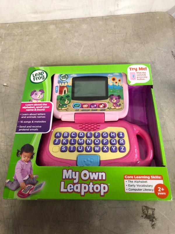 Photo 3 of LeapFrog 2-in-1 Leaptop Touch (Frustration Free Packaging), Pink
