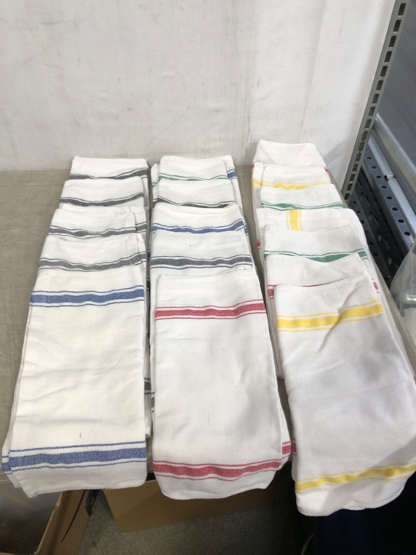 Photo 1 of 18PC KIRCHEN TOWELS, VARIOUS SIZES 