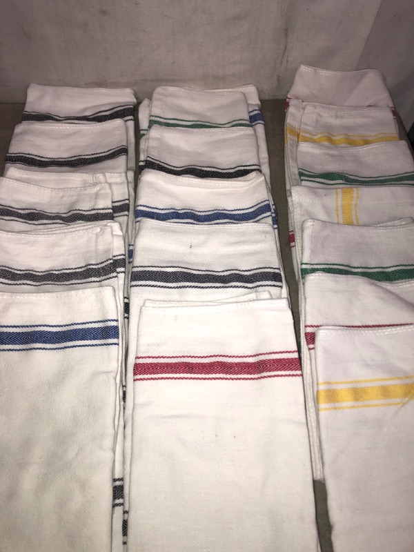 Photo 2 of 18PC KIRCHEN TOWELS, VARIOUS SIZES 