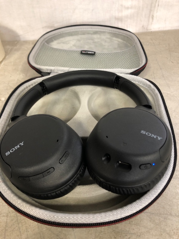 Photo 1 of Sony WH-XB910N EXTRA BASS Noise Cancelling Headphones, Wireless Bluetooth Over the Ear Headset with Microphone and Alexa Voice Control, Black
