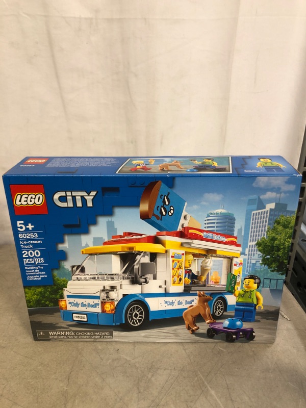 Photo 2 of LEGO City Ice-Cream Truck 60253, Cool Building Set for Kids (200 Pieces)
