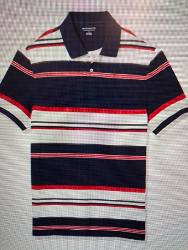 Photo 1 of Amazon Essentials Men's Slim-fit Cotton Pique Polo Shirt
SIZE M 