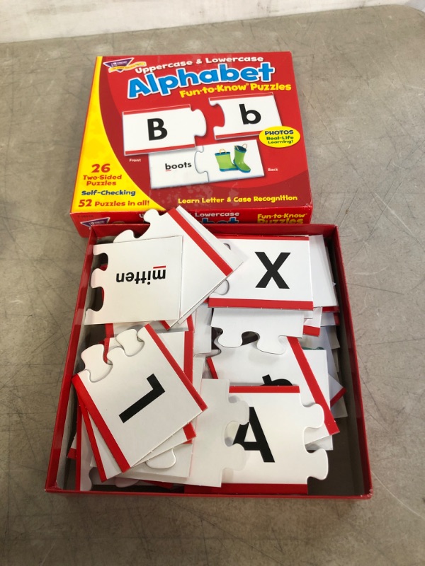 Photo 2 of Fun-to-Know® Puzzles: Uppercase & Lowercase Alphabet
