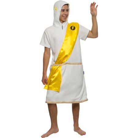 Photo 1 of Funziez! Zeus Costume Pajamas - One Piece Novelty Zeus Jumpsuit (White, XX-Large)
4 COUNT