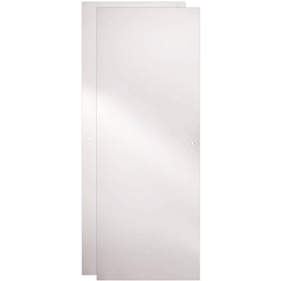 Photo 1 of 29-1/32 in. x 67-3/4 in. x 1/4 in. (6mm) Frameless Sliding Shower Door Glass Panels in Clear (For 50-60 in. Doors)
