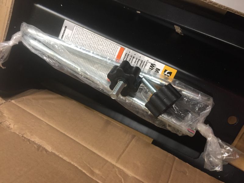 Photo 1 of MaxxHaul 70271 Adjustable Motorcycle Wheel Chock Stand Heavy Duty 1800lb Weight Capacity
