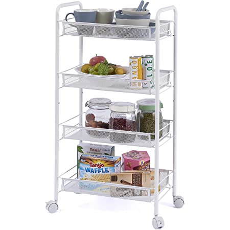 Photo 1 of 4 TIER MESH KITCHEN TROLLEY