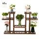 Photo 1 of Zimtown 8-Tier Pine Wood Plant Stand Flower Pot Holder