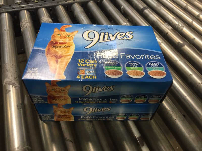Photo 2 of 9Lives Variety Pack Favorites Wet Cat Food, 5.5 Ounce Cans- 24 PK
BEST BY: FEB 19 2022