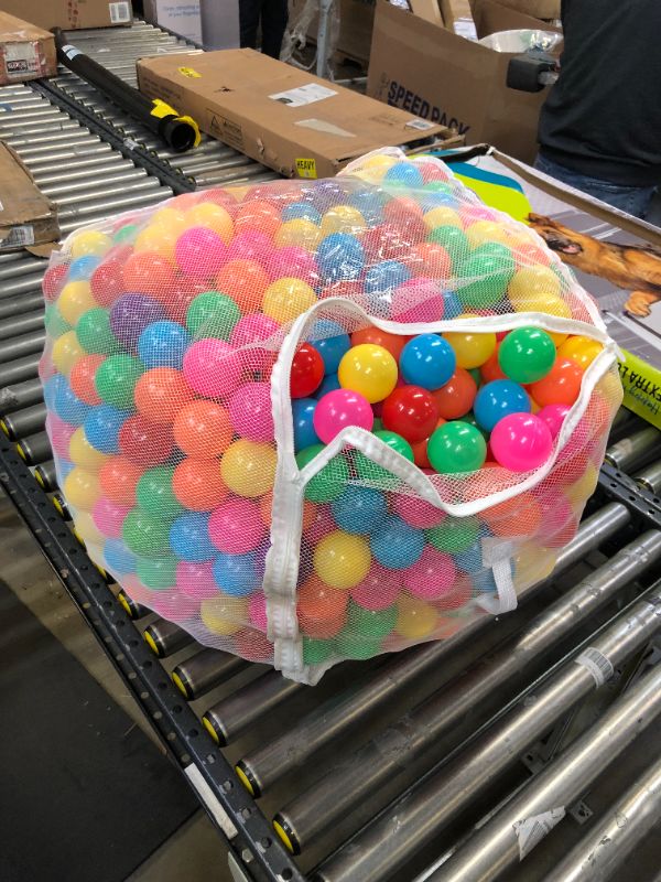 Photo 2 of Click N' Play Ball Pit Balls for Kids, Plastic Refill Balls, 200 Pack, Phthalate and BPA Free, Includes a Reusable Storage Bag with Zipper, Great Gift for Toddlers and Kids
