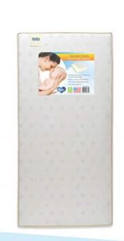 Photo 1 of Delta Children Twinkle Stars Fiber Core Crib and Toddler Mattress | Waterproof | Lightweight | GREENGUARD Gold Certified (Natural/Non-Toxic)
