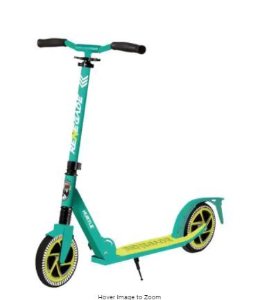 Photo 1 of Lightweight and Foldable Kick Scooter Adjustable for Teens and Adult, Alloy Deck with High Impact Wheels (Teal Blue)
V