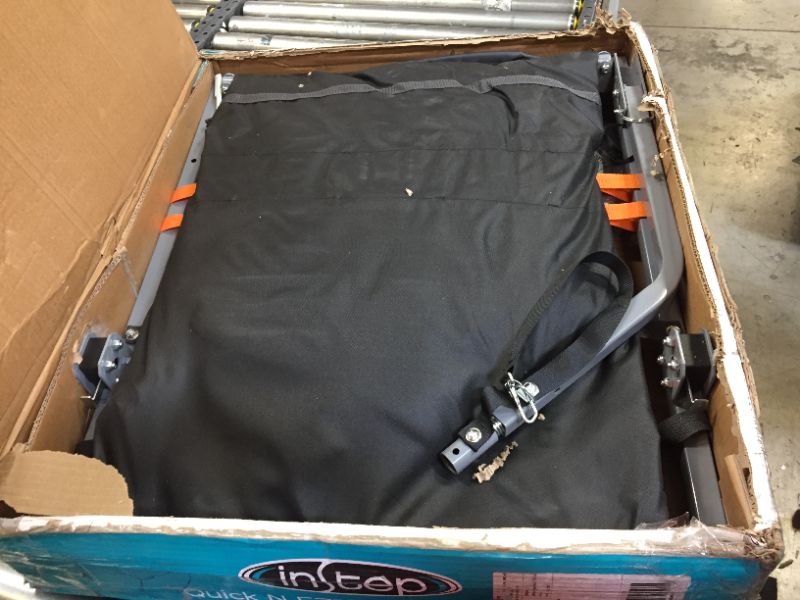 Photo 1 of Instep Quick N EZ Double Bicycle Trailer, Orange/Gray
