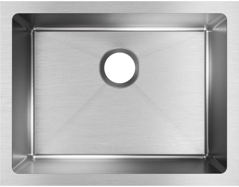 Photo 1 of 23 Inch Single Bowl Undermount Kitchen Sink with 16 Gauge Stainless Steel, Sound Dampening and Large Capacity: 10 in. Bowl Depth
