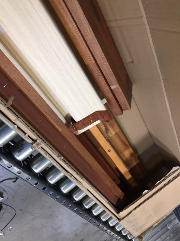 Photo 1 of Best Price Mattress Queen Bed Frame 12" Soild Wood Platform Bed Frame w/Classic Wooden Slat (No Box Spring Needed) Cherry Queen