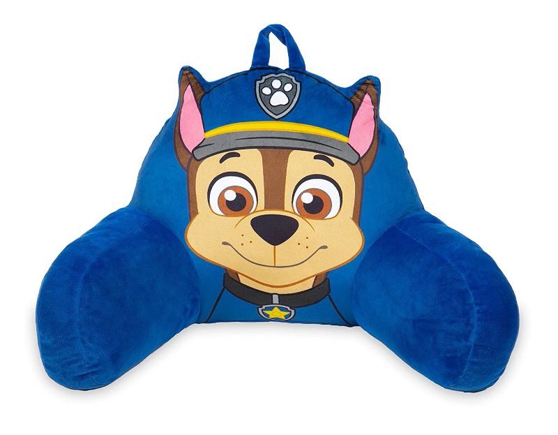 Photo 1 of Paw Patrol Chase Kids Back Resting Pillow for Reading and Watching TV – Bed Rest Pillow with Arms to Lounge with Comfortable Back Support – Great for The Bed or Couch
