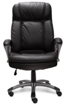 Photo 1 of Big & Tall Executive Chair Black - Serta

