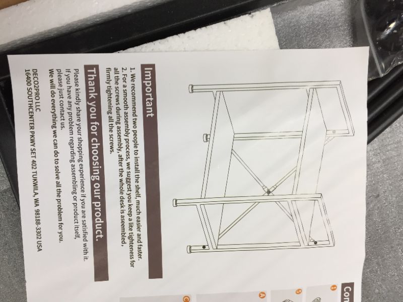 Photo 3 of 2 TIER DECORATIVE STORAGE SHELF 