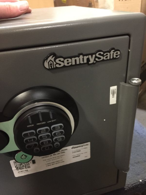 Photo 1 of Sentry Fire-Safe Electronic Lock Business Safes, Grey
