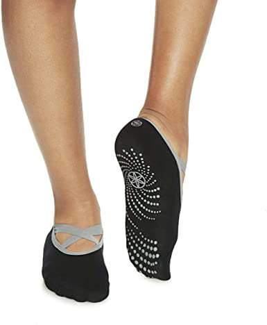 Photo 1 of Gaiam Yoga Barre Socks - Non Slip Sticky Toe Grip Accessories for Women's sz 5-10
