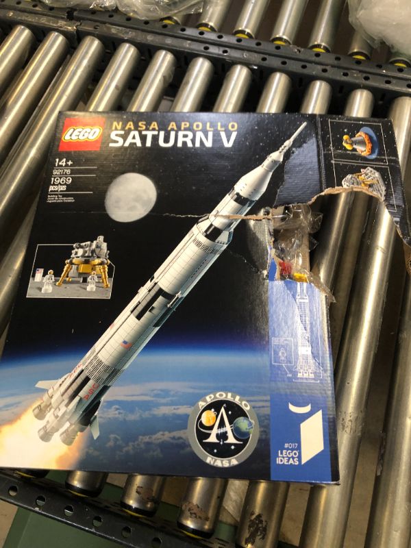 Photo 4 of LEGO Ideas NASA Apollo Saturn V 92176 Outer Space Model Rocket for Kids and Adults, Science Building Kit (1969 Pieces)
