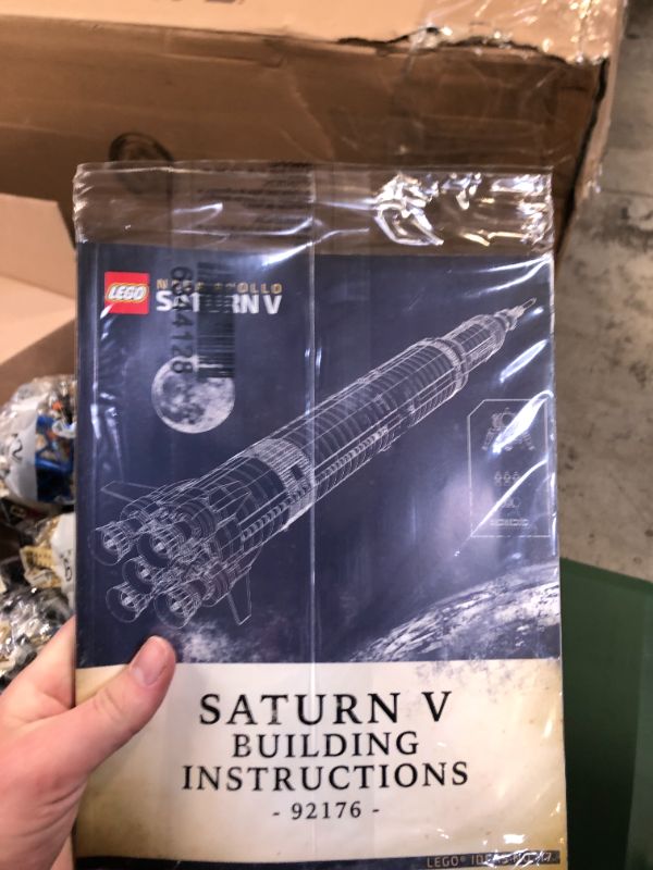 Photo 2 of LEGO Ideas NASA Apollo Saturn V 92176 Outer Space Model Rocket for Kids and Adults, Science Building Kit (1969 Pieces)
