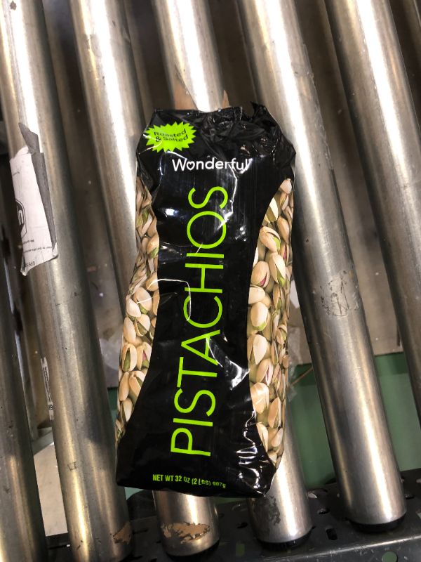 Photo 1 of 4 PK Wonderful Pistachios, Roasted and Salted, 32 Ounce Best by: 02/20/2022