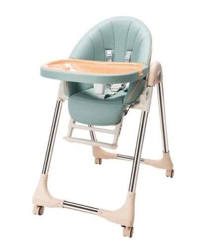 Photo 1 of Yoleo Compact Baby High Chair for Babies and Toddlers with Removable Tray,5 Point Seat Belt Highchairs from 6 Months to 4 Years Old