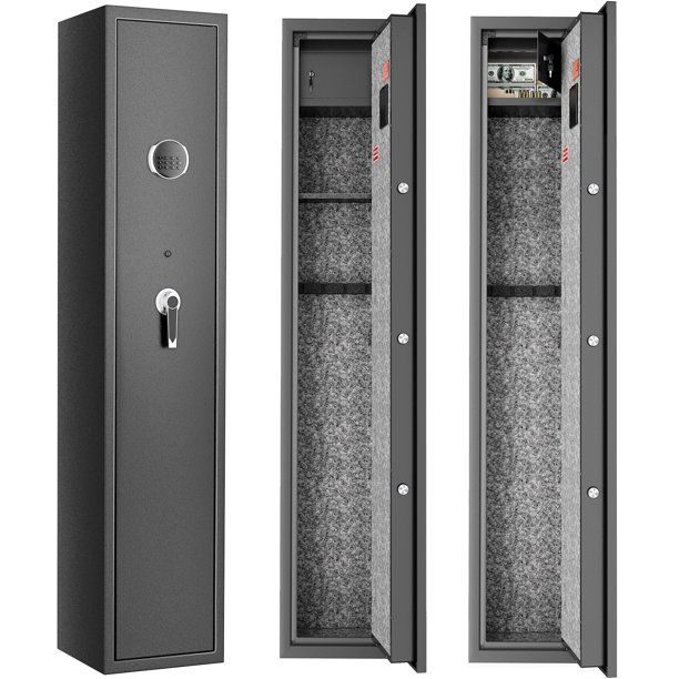 Photo 1 of 4YANG Upgraded Electronic 5 Rifle Gun Safe Large Storage Cabinet Electronic Lock with Separate Lock Box