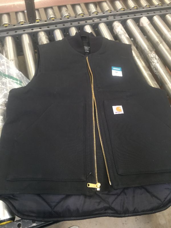 Photo 2 of Carhartt V01 Duck Vest Arctic Quilt Lined V1 - Black MEDIUM 
