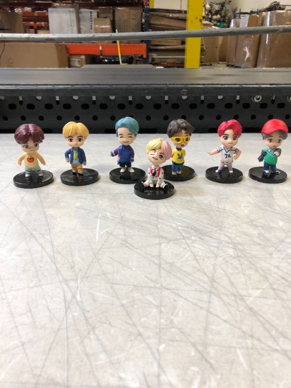 Photo 1 of BTS 7 PCs Cake Toppers