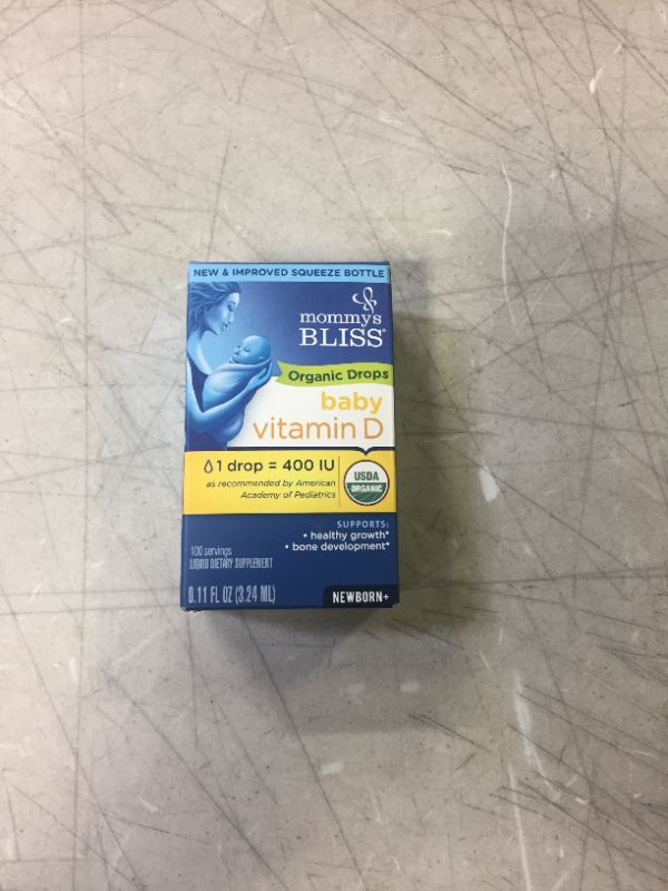 Photo 1 of Organic Baby Vitamin D Drops 100 Servings