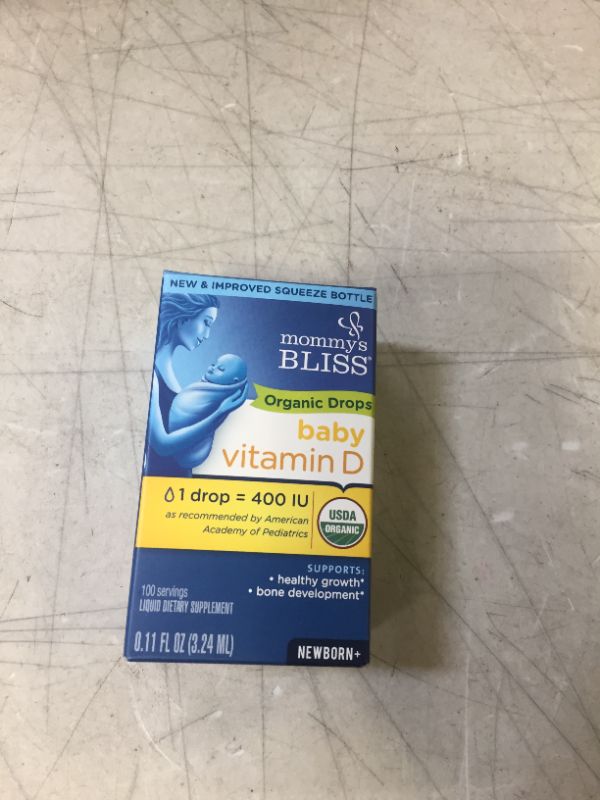 Photo 1 of Organic Baby Vitamin D Drops 100 Servings