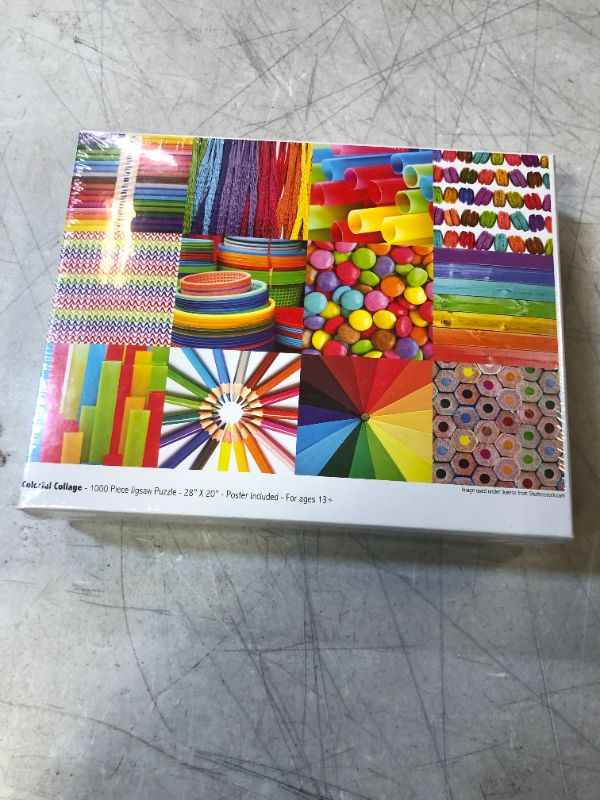 Photo 2 of Colorful Collage 1000 Piece Jigsaw Puzzle by Colorcraft
