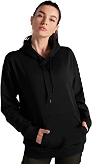 Photo 3 of Women's Basic Pullover Hoodie Loose fit Ultra Soft Fleece hooded Sweatshirt With Pockets S