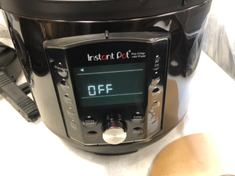Photo 4 of Instant Pot Pro Crisp XL 8Qt 11-in-1 Air Fryer & Electric Pressure Cooker Combo with Multicooker & Air Fryer Lid that Roasts, Steams, Slow Cooks, Sautés, Dehydrates & More, Free App With 1300 Recipes
