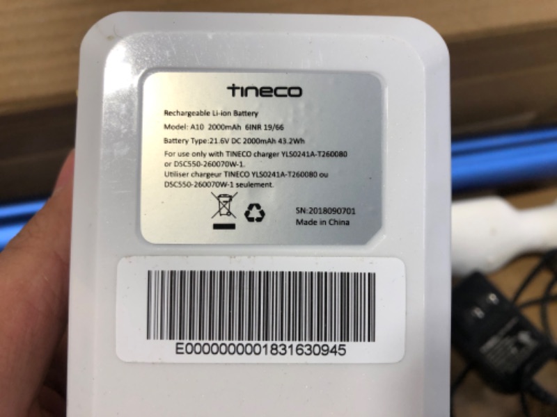 Photo 1 of Tineco A10 Hero Cordless Stick/Handheld Vacuum Cleaner with Wall Mount, Super Lightweight with Powerful Suction for Carpet, Hard Floor & Pet - Space Blue
