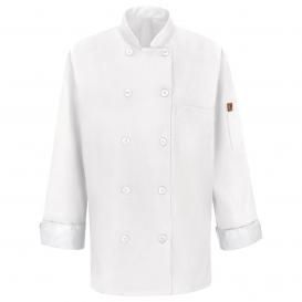 Photo 1 of Chef Designs 041X Women's Chef Coat with MIMIX and OilBlok - White---RG/L---
