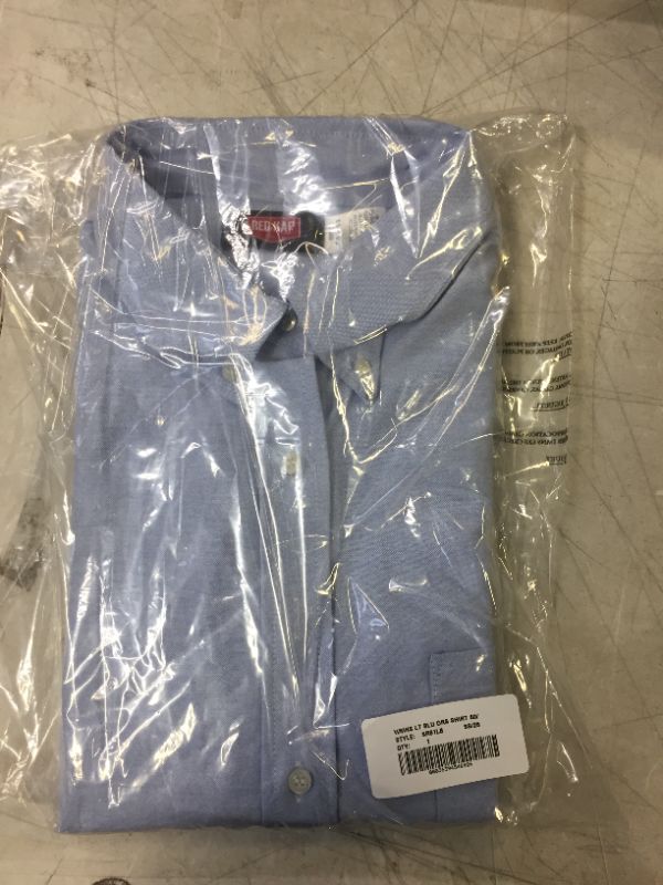 Photo 2 of Red Kap SR61 Women's Executive Oxford Dress Shirt - Short Sleeve - Light Blue---SS/26---
